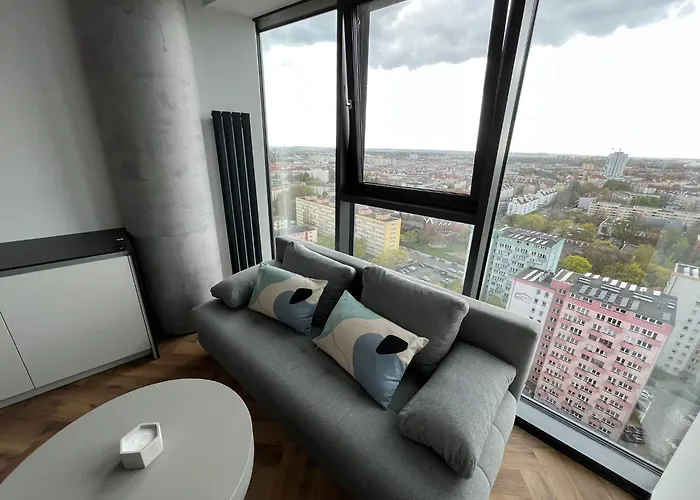 Апартаменты Hanza Tower 19 Floor 2 Panorama